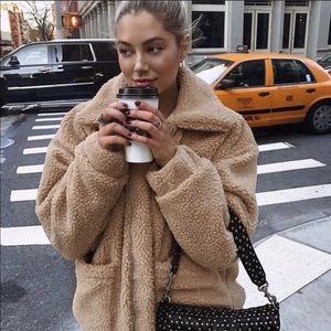 I AM GIA Oversized Teddy Jacket